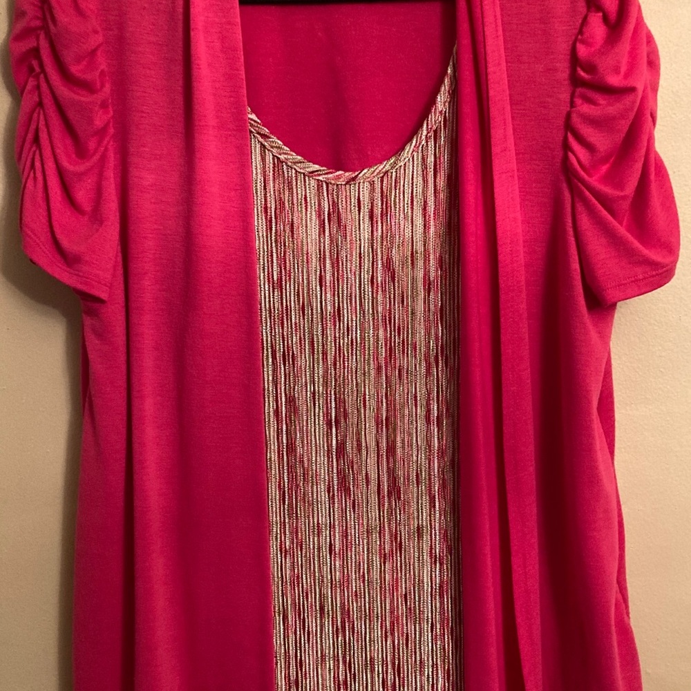 Elementz woman’s pink one piece sweater shirt